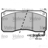 Тормозные колодки, комплект VALEO 230072 2 9043 P817S 541605 - Изображение 2