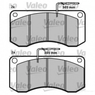 Тормозные колодки, комплект VALEO 230068 29 013 P816S 541600 - Изображение 2