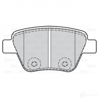 Тормозные колодки дисковые, комплект VALEO 302134 1205903606 3276423021343 74AF TJS - Изображение 4