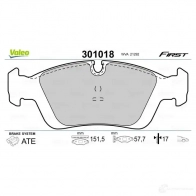Тормозные колодки дисковые, комплект VALEO 223374 3276423010187 301018 XRLC47 F - Изображение 5