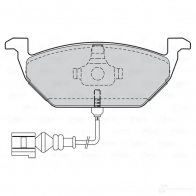 Тормозные колодки дисковые, комплект VALEO 9UT J2 223512 301408 3276423014086 - Изображение 4
