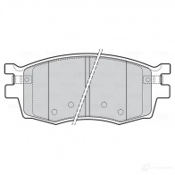 Тормозные колодки дисковые, комплект VALEO 301868 T ILUM1 223698 3276423018688