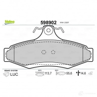 Тормозные колодки дисковые, комплект VALEO 233319 KC 06N0W 598902 3276425989023 - Изображение 2