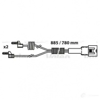 Тормозные колодки, комплект VALEO P849S 230082 541621 2906 5 - Изображение 3