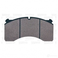 Тормозные колодки дисковые, комплект VALEO 882222 2 9124 245449 X3TFL - Изображение 1