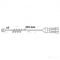 Тормозные колодки, комплект VALEO 230094 541654 291 22 BU1Y3L - Изображение 3