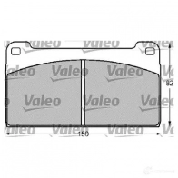 Тормозные колодки, комплект VALEO 541708 29 325 SEDWPP 230134