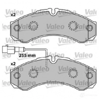Тормозные колодки, комплект VALEO 541739 230160 291 21 29LFTY - Изображение 2