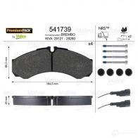Тормозные колодки, комплект VALEO 541739 230160 291 21 29LFTY - Изображение 3