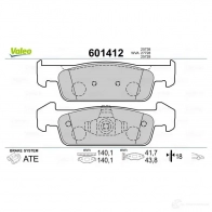 Тормозные колодки дисковые, комплект VALEO 3276426014120 HWRZ KU1 601412 1206092480 - Изображение 2