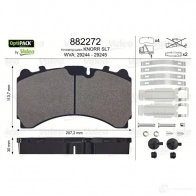 Тормозные колодки дисковые, комплект VALEO 245486 882272 CD5VDEK 2924 4 - Изображение 4