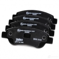 Тормозные колодки дисковые, комплект VALEO U 1NR8 301718 223635 3276423017186 - Изображение 3