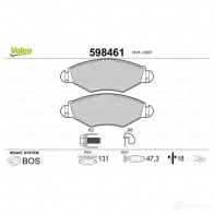 Тормозные колодки дисковые, комплект VALEO 598461 2 1980 232934 3QDDJQ - Изображение 8