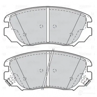 Тормозные колодки дисковые, комплект VALEO JC87M 3V 3276423021183 302118 1205903360 - Изображение 5