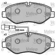 Тормозные колодки, комплект VALEO 29 230 541737 230158 CTOV6I - Изображение 2