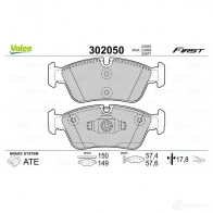 Тормозные колодки дисковые, комплект VALEO AWN5 JR 3276423020506 302050 1205902462 - Изображение 2