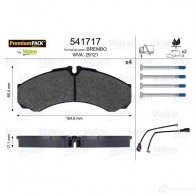 Тормозные колодки, комплект VALEO 2 9121 230141 ZCTQR 541717 - Изображение 5