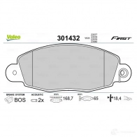 Тормозные колодки дисковые, комплект VALEO 301432 9668 1 223519 3276423014321 - Изображение 2