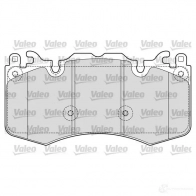 Тормозные колодки дисковые, комплект VALEO 601656 6AKZ F Land Rover Range Rover