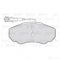 Тормозные колодки дисковые, комплект VALEO 3 JEN6Q 3276423015687 301568 223579 - Изображение 6