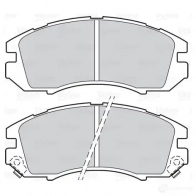 Тормозные колодки дисковые, комплект VALEO 7WK WU 3276423020483 Subaru Impreza (GC) 1 Седан 1.8 i (GC5) 103 л.с. 1995 – 1996 302048