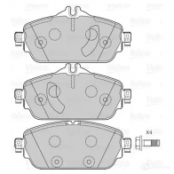 Тормозные колодки дисковые, комплект VALEO Y LQQGD Mercedes C-Class (S205) 4 Универсал 2.0 C 200 d (2011) 150 л.с. 2018 – 2024 601504 3276426015042