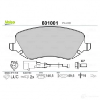 Тормозные колодки дисковые, комплект VALEO FNLB K 3276426010016 1206089180 601001 - Изображение 2