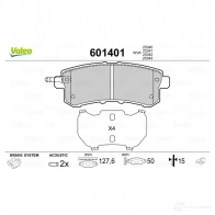 Тормозные колодки дисковые, комплект VALEO 3276426014014 ERKJG R 601401 1206092410 - Изображение 2