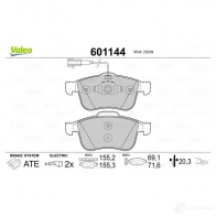 Тормозные колодки дисковые, комплект VALEO 3276426011440 QMAZD O0 601144 1206090662 - Изображение 2