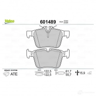 Тормозные колодки дисковые, комплект VALEO T ZVRH 601489 233677 3276426014892 - Изображение 2