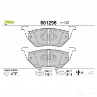 Тормозные колодки дисковые, комплект VALEO 233603 CJ6P85 S 3276426012966 601296 - Изображение 2