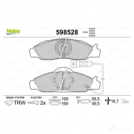 Тормозные колодки дисковые, комплект VALEO 232997 UMAYMP2 598528 2 0838 - Изображение 2
