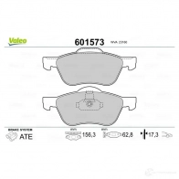 Тормозные колодки дисковые, комплект VALEO 1206093646 3276426015738 5 MV6NNT 601573 - Изображение 2