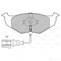 Тормозные колодки дисковые, комплект VALEO 3276425988057 Skoda Fabia (6Y3) 1 Седан 1.2 64 л.с. 2003 – 2007 WRP KM 598805