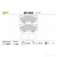Тормозные колодки дисковые, комплект VALEO 0I U23 601284 233591 3276426012843 - Изображение 2