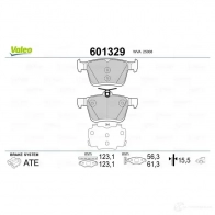 Тормозные колодки дисковые, комплект VALEO 3276426013291 82B VZ 233630 601329 - Изображение 2