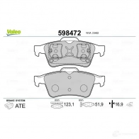 Тормозные колодки дисковые, комплект VALEO 23 482 232945 598472 N9MD0CT - Изображение 2