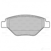 Тормозные колодки дисковые, комплект VALEO 598557 2393 4 83X1QB 233022 - Изображение 1