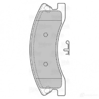 Тормозные колодки дисковые, комплект VALEO Jeep 3276425988330 598833 Q1 OPF