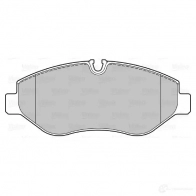 Тормозные колодки дисковые, комплект VALEO 301882 223703 RVYM42 X 3276423018824 - Изображение 5
