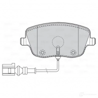 Тормозные колодки дисковые, комплект VALEO 301720 3276423017209 223636 LK2 V5