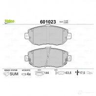 Тормозные колодки дисковые, комплект VALEO 3276426010238 233516 KEFU 79E 601023 - Изображение 2