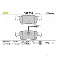 Тормозные колодки дисковые, комплект VALEO 302332 Y PXJSM 1437861401 - Изображение 2