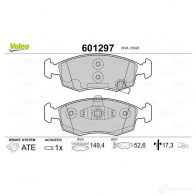 Тормозные колодки дисковые, комплект VALEO 233604 601297 INDA TYL 3276426012973 - Изображение 2