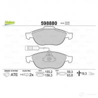 Тормозные колодки дисковые, комплект VALEO 233299 598880 0SVQ7M 0 3276425988804 - Изображение 2