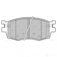 Тормозные колодки дисковые, комплект VALEO 598868 3276425988682 Hyundai Kona (OS) 1 Кроссовер 1.6 CRDi e VGT AWD 136 л.с. 2018 – 2024 XMRG R