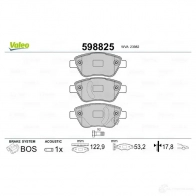 Тормозные колодки дисковые, комплект VALEO 233246 3276425988255 R4 8GKH 598825 - Изображение 2