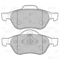 Тормозные колодки дисковые, комплект VALEO 233507 4OSL C2 601012 3276426010122