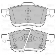 Тормозные колодки дисковые, комплект VALEO 601414 PJ1I EWJ 3276426014144 1206092518