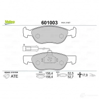 Тормозные колодки дисковые, комплект VALEO 3276426010030 C BVIXM 233498 601003 - Изображение 2